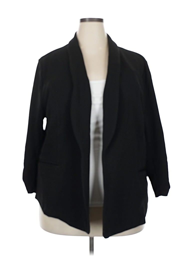 Pre-owned Bar Iii Blazer Jacket In Black