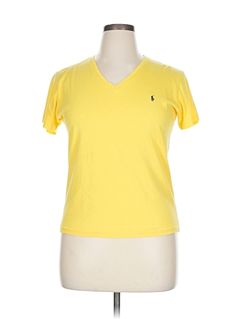 Pre-owned Ralph Lauren Sport Short Sleeve T-shirt In Yellow