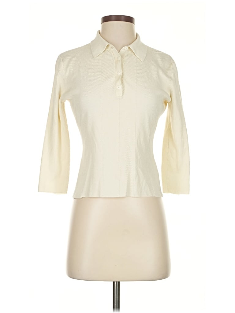 Pre-owned Rag & Bone 3/4 Sleeve T-shirt In White