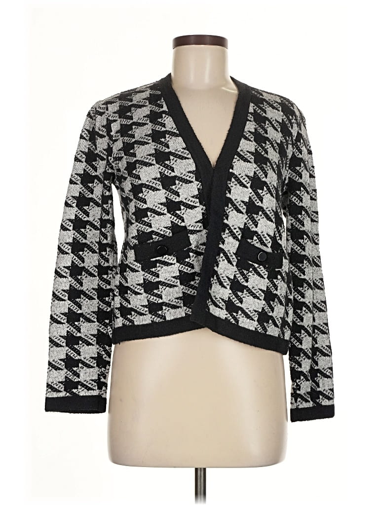 Pre-owned Ann Taylor Cardigan Sweater In Black