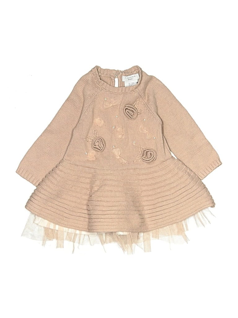 Pre-owned Tahari Babies' Dress In Brown