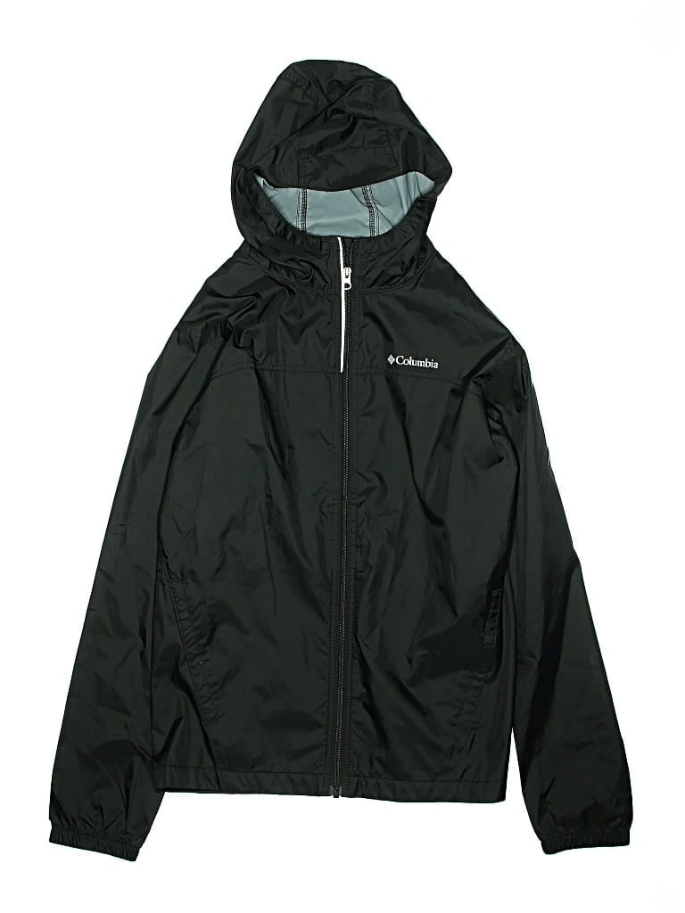 Pre-owned Columbia Kids' Windbreaker Jacket In Black