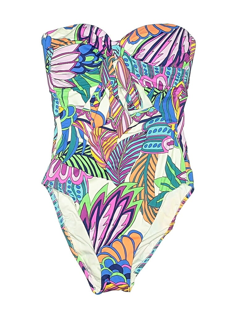 Pre-owned Trina Turk One Piece Swimsuit In White