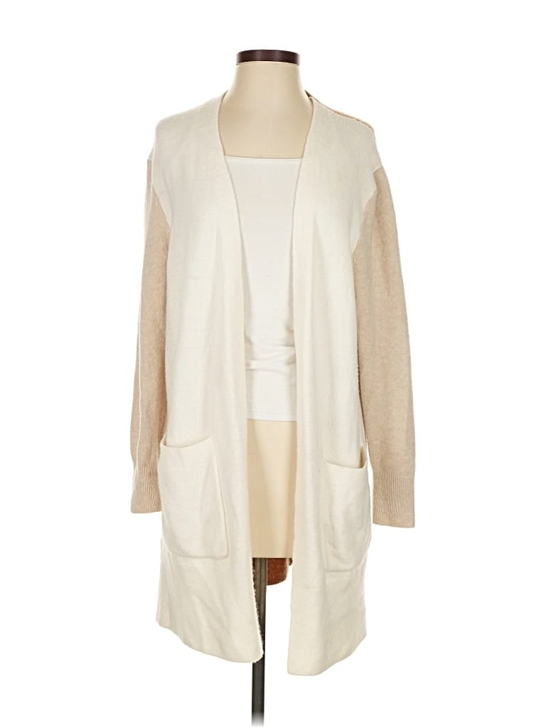 Pre-owned Madewell Cardigan Sweater In White