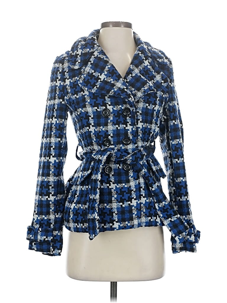 Pre-owned Closet Coat In Blue