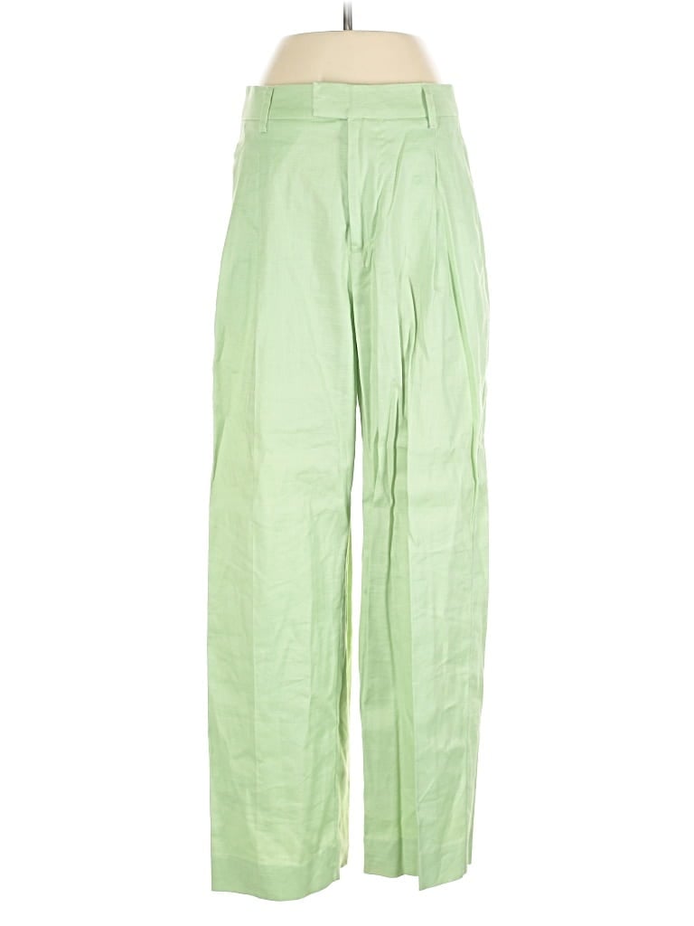 Pre-owned Rails Linen Pants In Green
