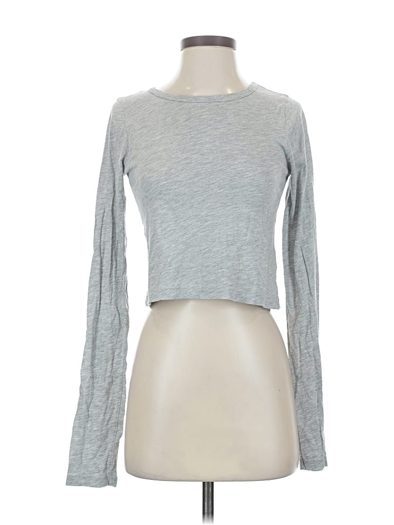 Pre-owned Éterne Long Sleeve T-shirt In Gray