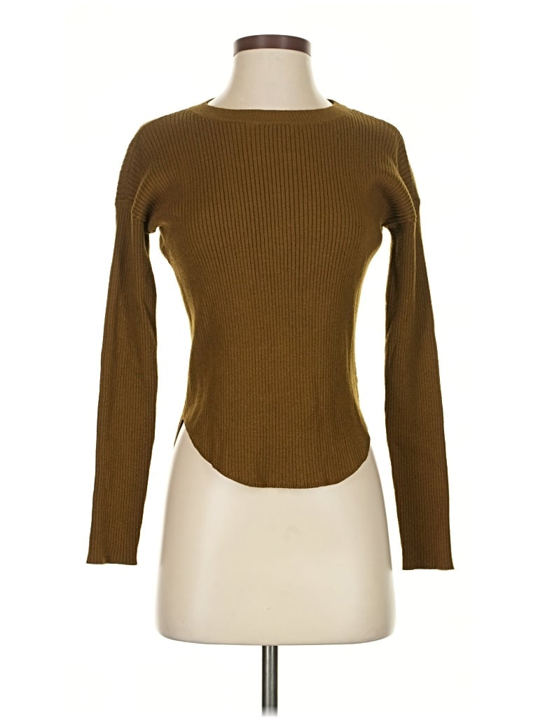 Pre-owned Express Turtleneck Sweater In Brown