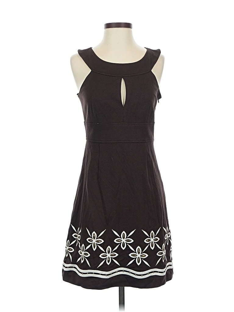 Pre-owned Laundry By Shelli Segal Cocktail Dress In Brown