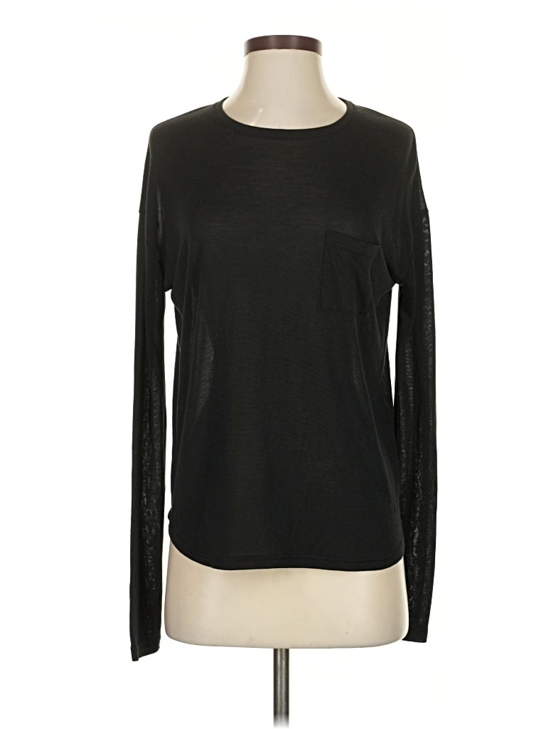 Pre-owned Vince Long Sleeve T-shirt In Black