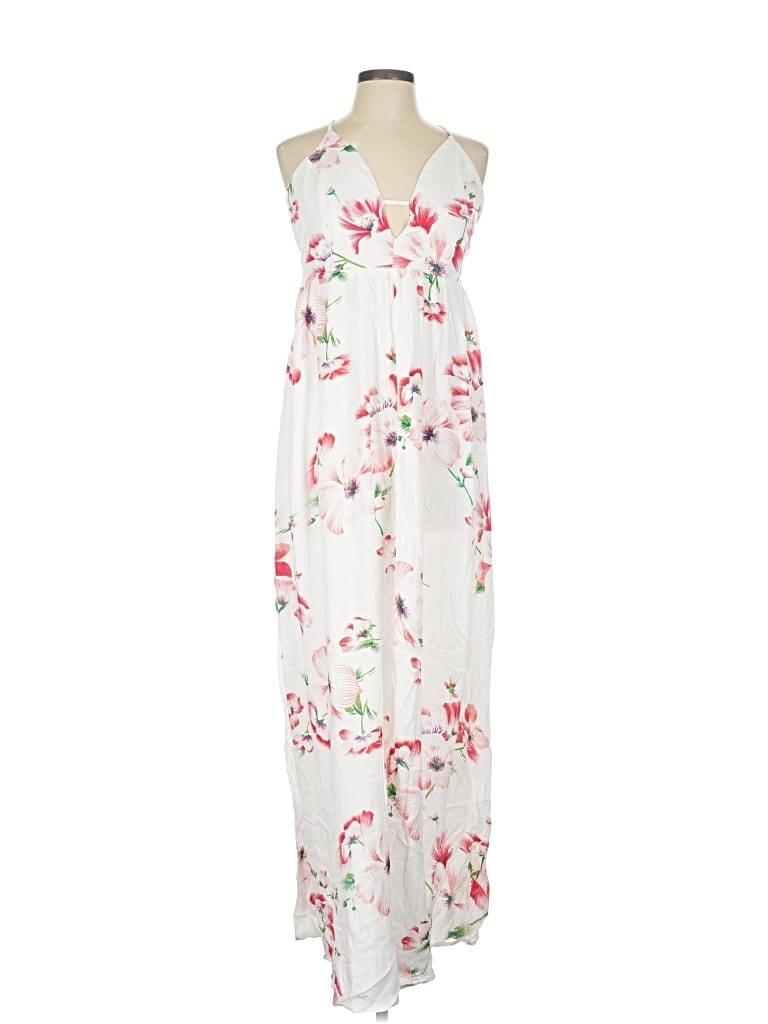 Pre-owned Davi & Dani Casual Dress In White