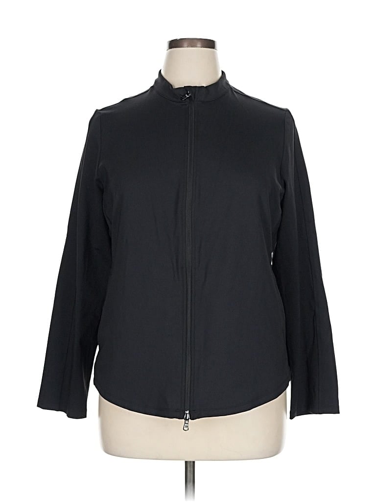 Pre-owned Tommy Bahama Track Jacket In Black