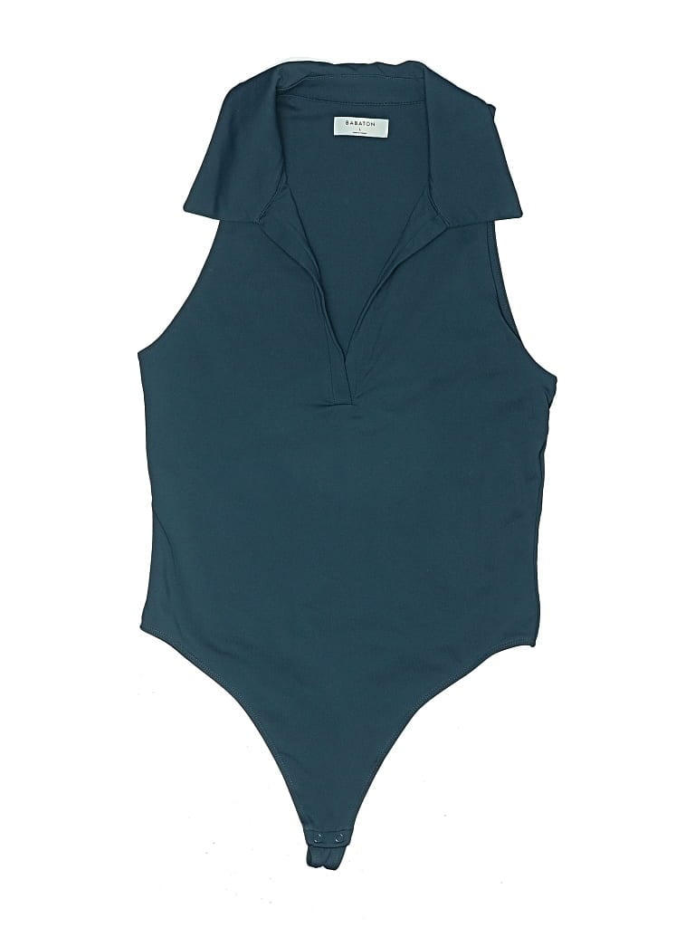 Pre-owned Babaton Bodysuit In Blue