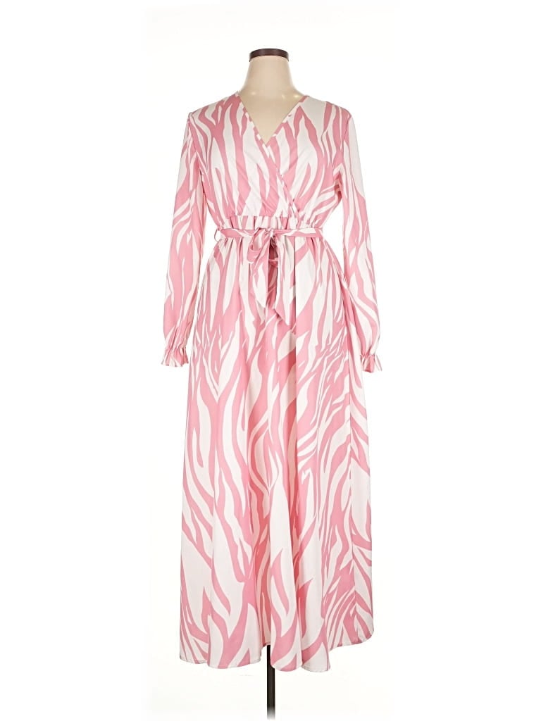 Pre-owned Shein Casual Dress In Pink