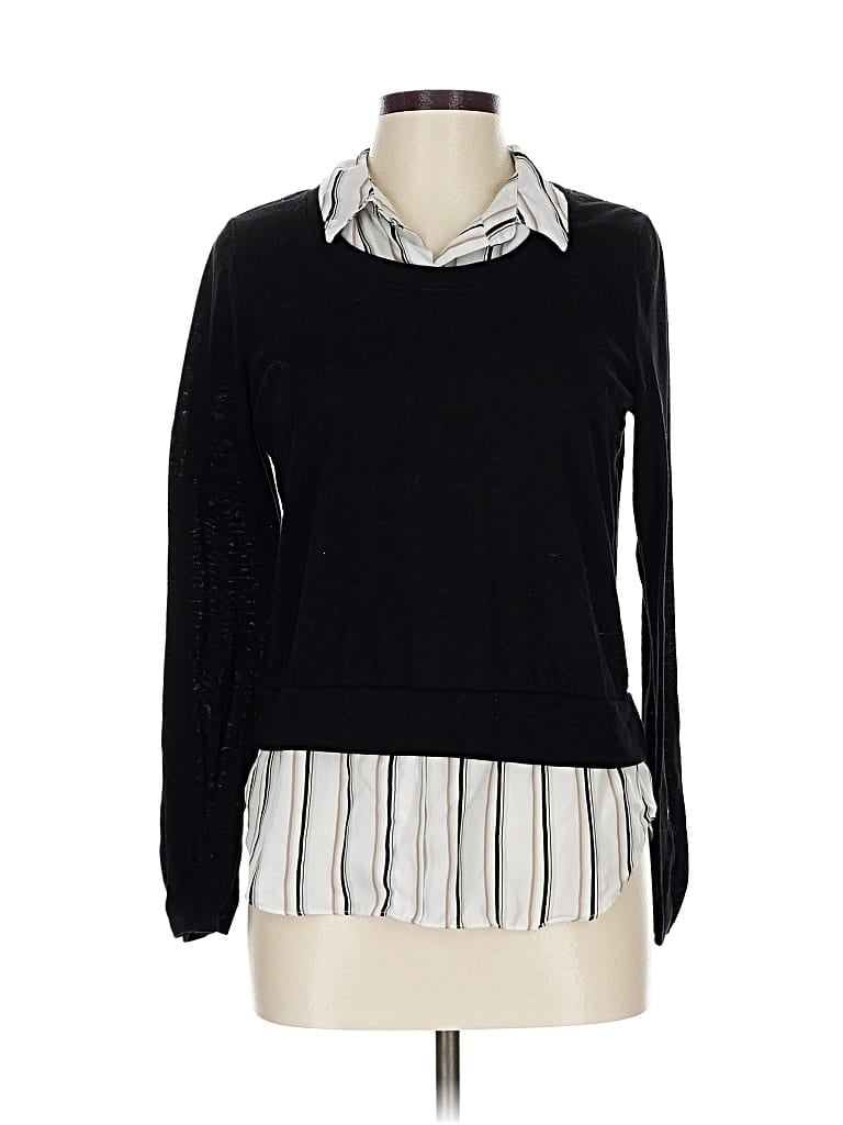 Pre-owned A. Byer Pullover Sweater In Black