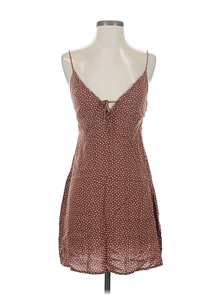 Pre-owned La Hearts Casual Dress In Brown