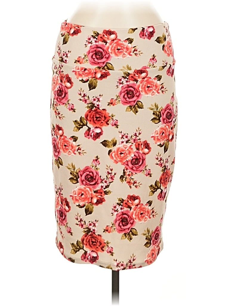 Pre-owned Lularoe Formal Skirt In White