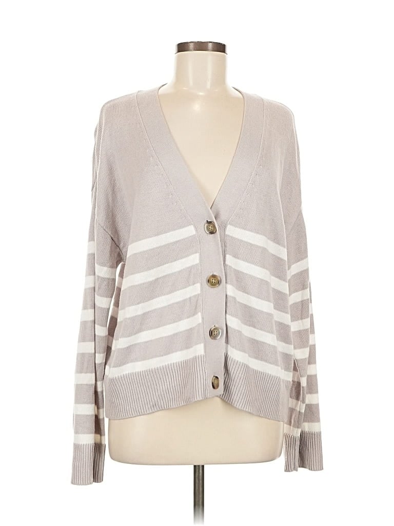 Pre-owned On 34th Cardigan Sweater In Gray