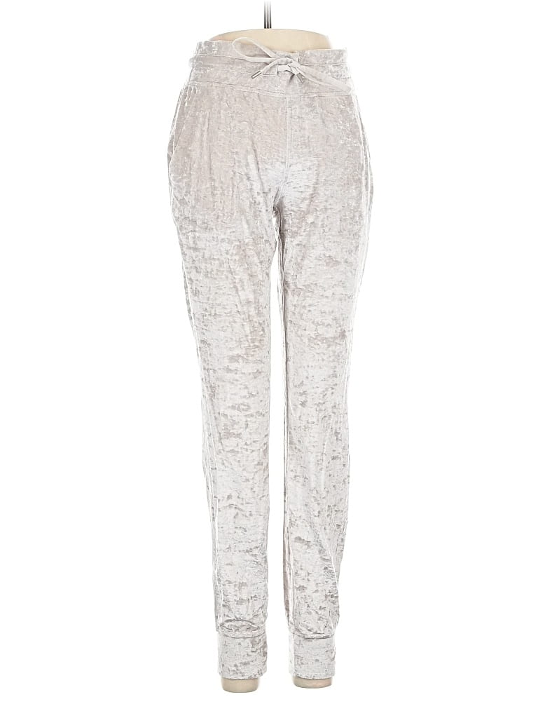 Pre-owned Lululemon Athletica Casual Pants In Silver