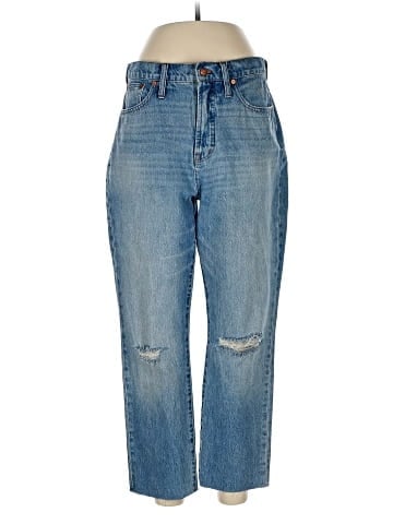 Madewell The Perfect Vintage Jean in Phillips Wash: Knee-Rips Edition (view 1)