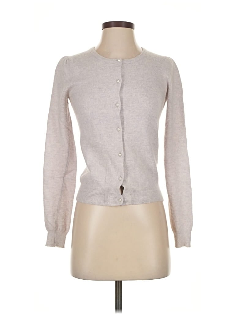 Pre-owned Assorted Brands Cardigan Sweater In Gray