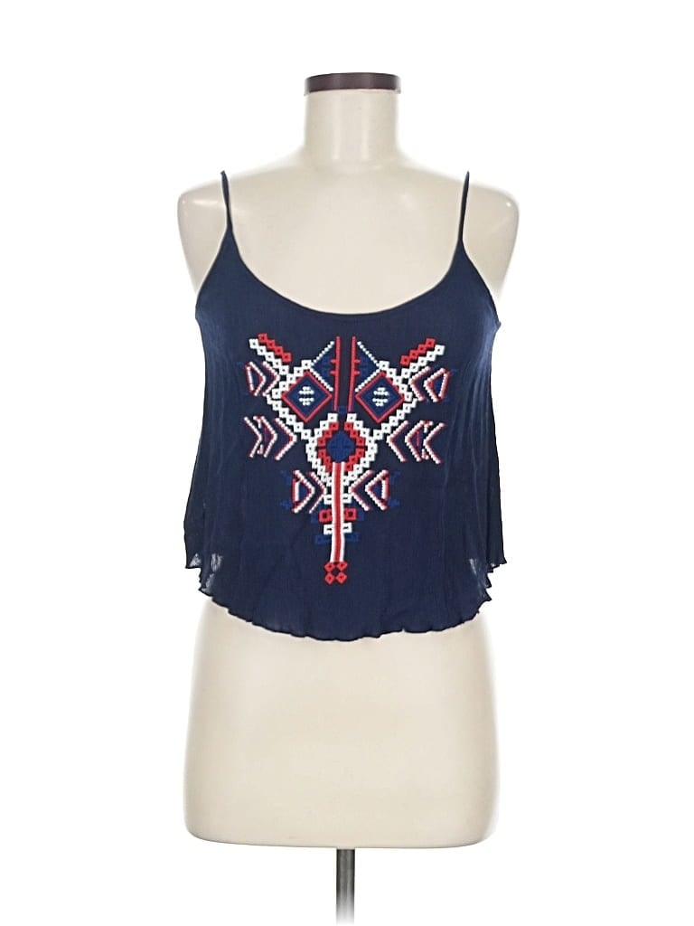 Pre-owned Rue21 Sleeveless Blouse In Blue