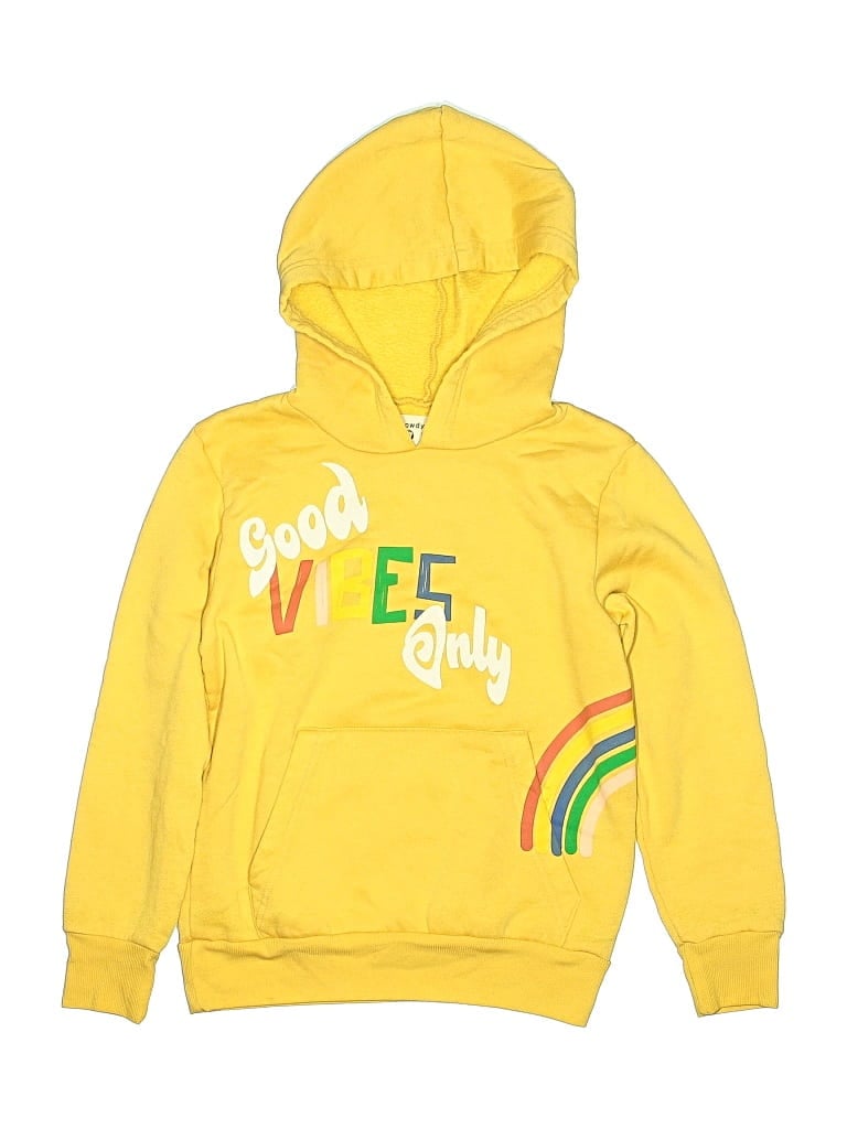 Pre-owned Rowdy Sprout Kids' Pullover Hoodie In Yellow