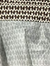 Unbranded 100% Polyester Houndstooth Ivory Long Sleeve Blouse Size L - photo 7