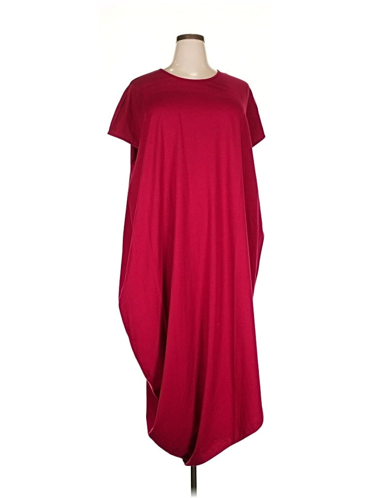 Pre-owned Universal Standard Casual Dress In Burgundy