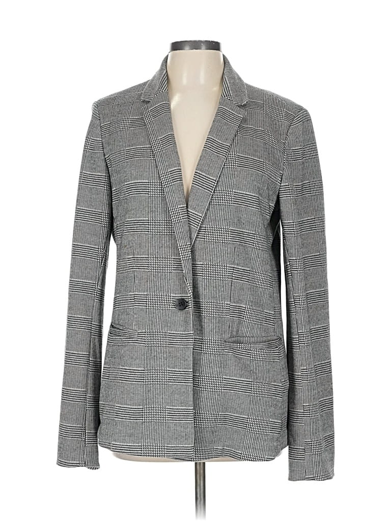 Pre-owned Old Navy Blazer Jacket In Gray