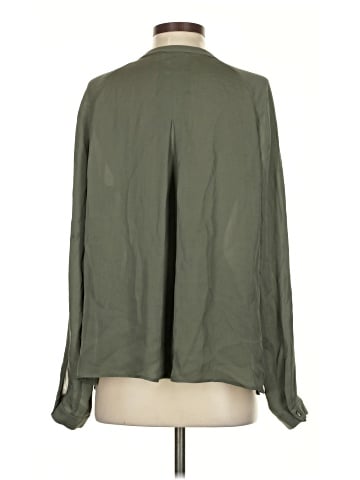 Vince. Long Sleeve Silk Top (view 2)