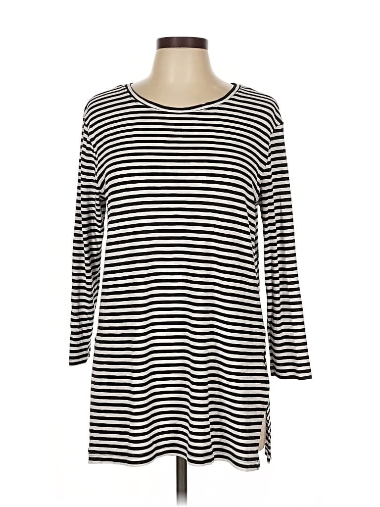 Pre-owned Old Navy 3/4 Sleeve T-shirt In Black