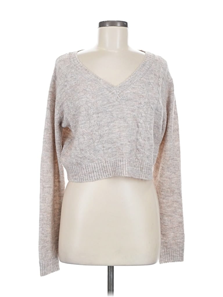 Pre-owned Début Pullover Sweater In Gray