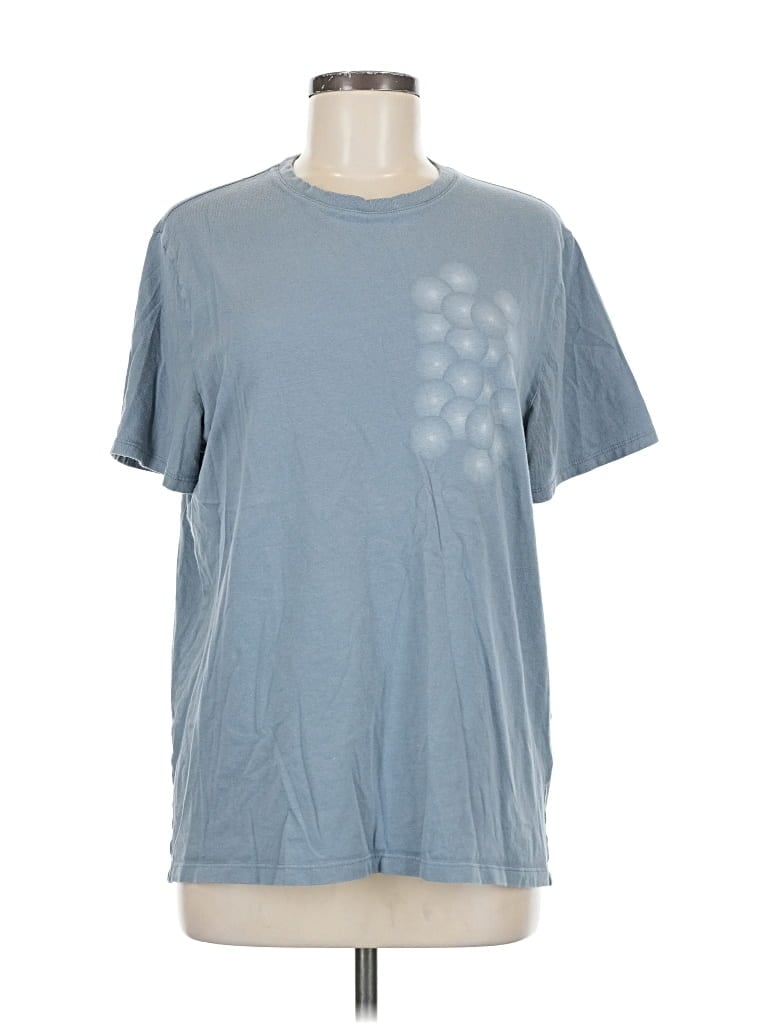 Pre-owned Express Short Sleeve T-shirt In Blue
