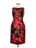 L.K. Bennett Graphic Red Cocktail Dress Size 6 - photo 1
