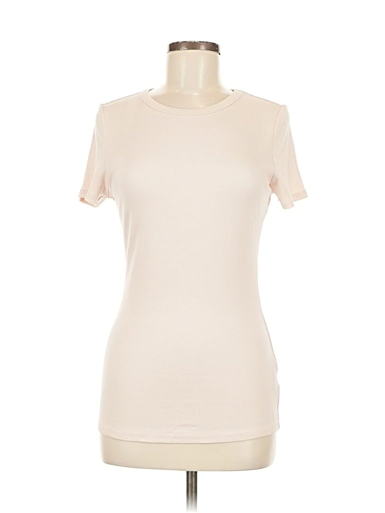 Unbranded Short Sleeve Turtleneck In White