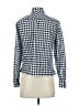 J.Crew Checkered-gingham Blue Long Sleeve Blouse Size 2 - photo 2