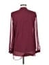 Soft Surroundings 100% Polyester Burgundy Long Sleeve Blouse Size M - photo 2
