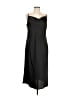 Nine West Solid Black Cocktail Dress Size L - photo 1