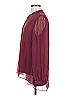 Soft Surroundings 100% Polyester Burgundy Long Sleeve Blouse Size M - photo 5