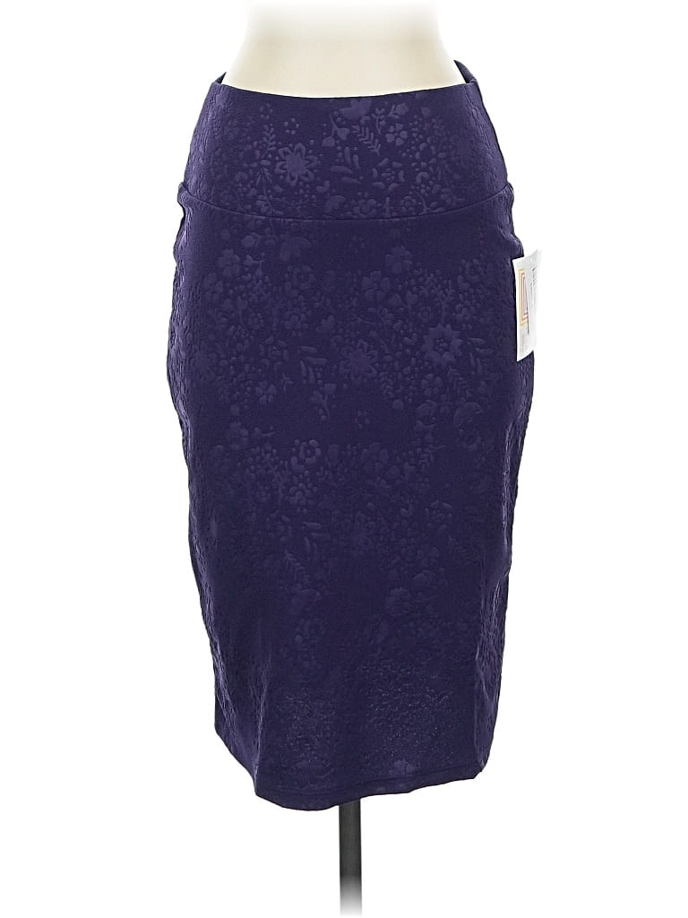 Pre-owned Lularoe Casual Skirt In Purple