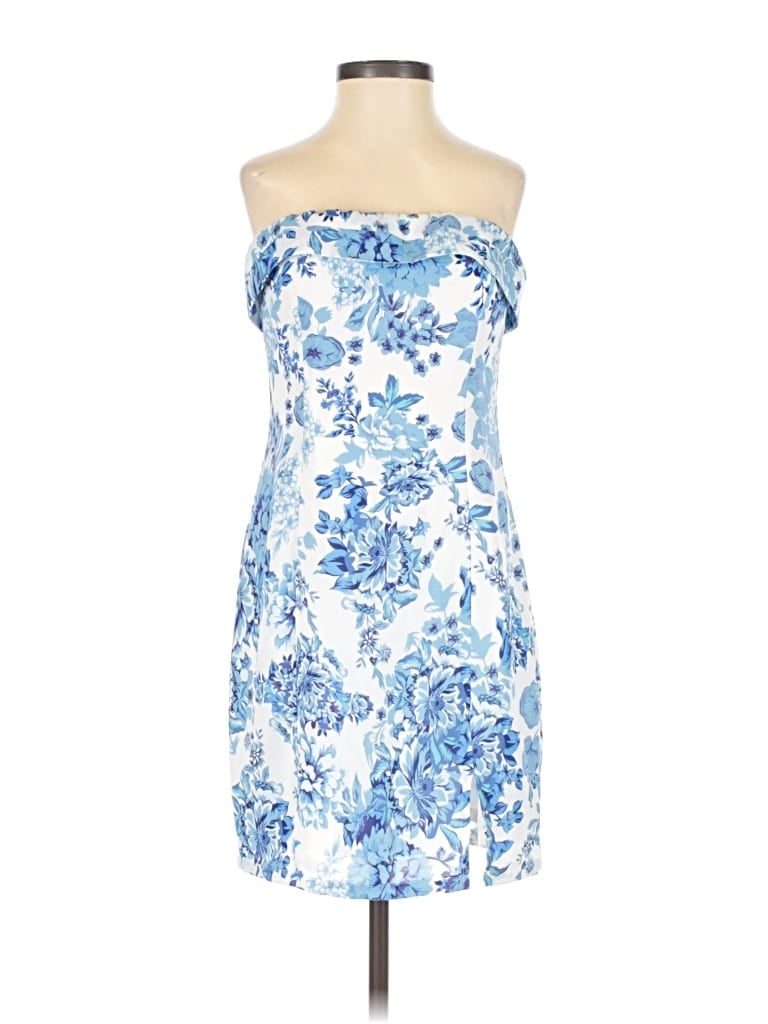 Pre-owned Hello Molly Casual Dress In Blue