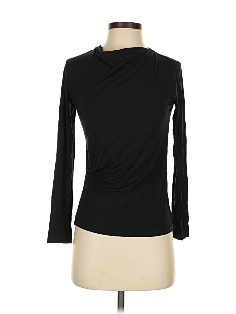 Pre-owned Mm. Lafleur Long Sleeve Turtleneck In Black