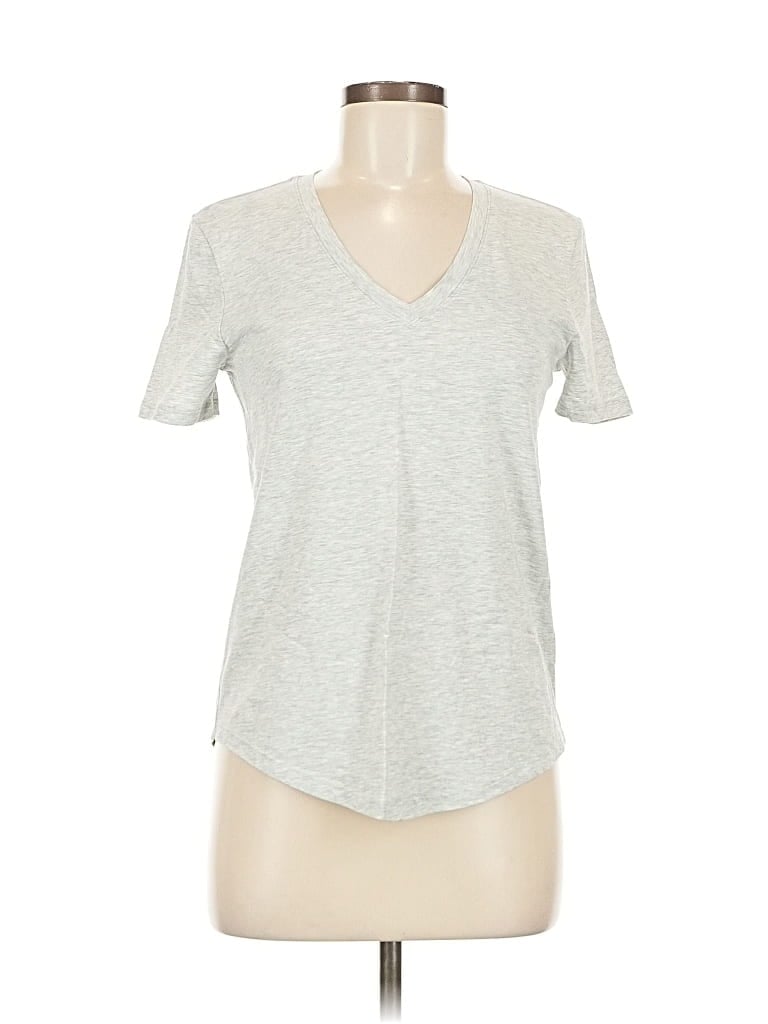 Pre-owned Lululemon Athletica Short Sleeve T-shirt In Gray