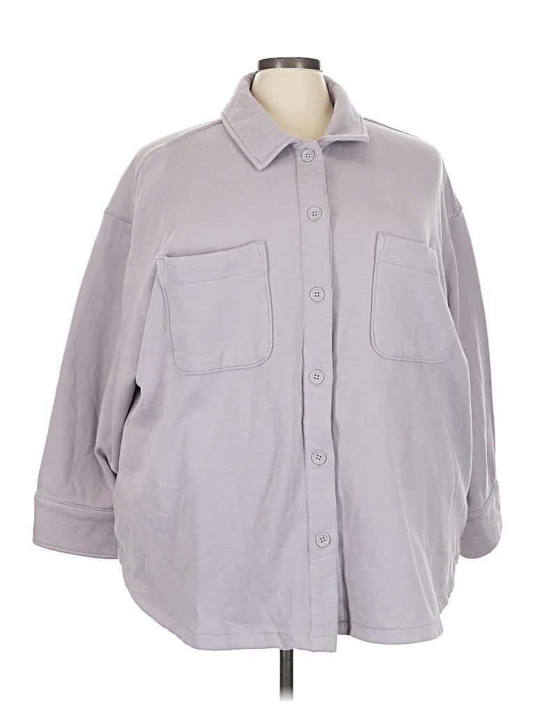 Pre-owned Athleta Jacket In Gray