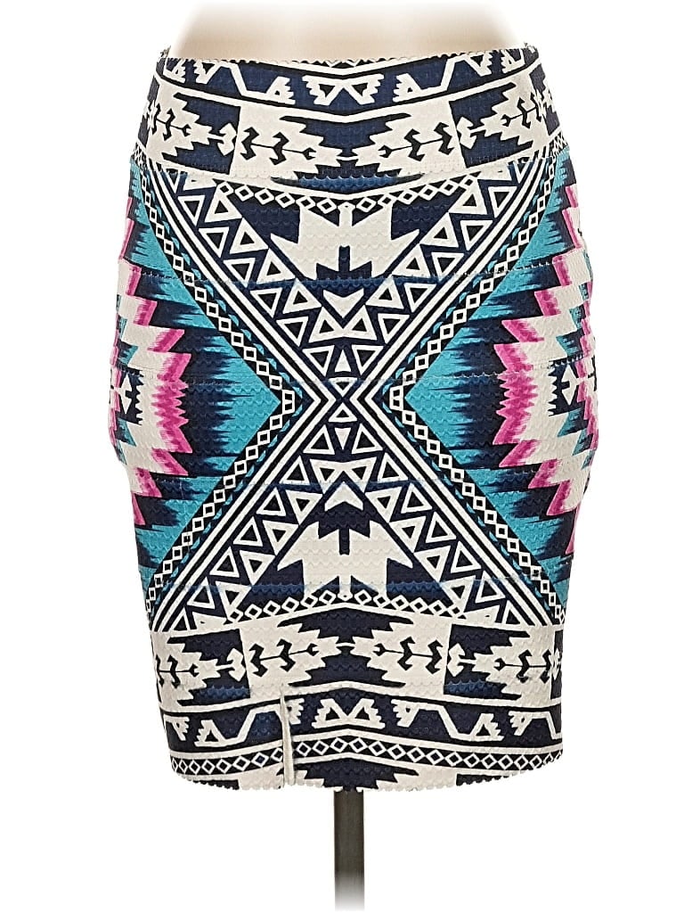 Pre-owned Xhilaration Casual Skirt In Blue