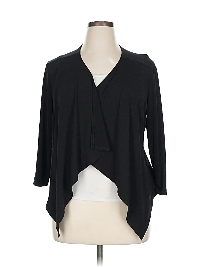 Pre-owned Connected Apparel 3/4 Sleeve T-shirt In Black