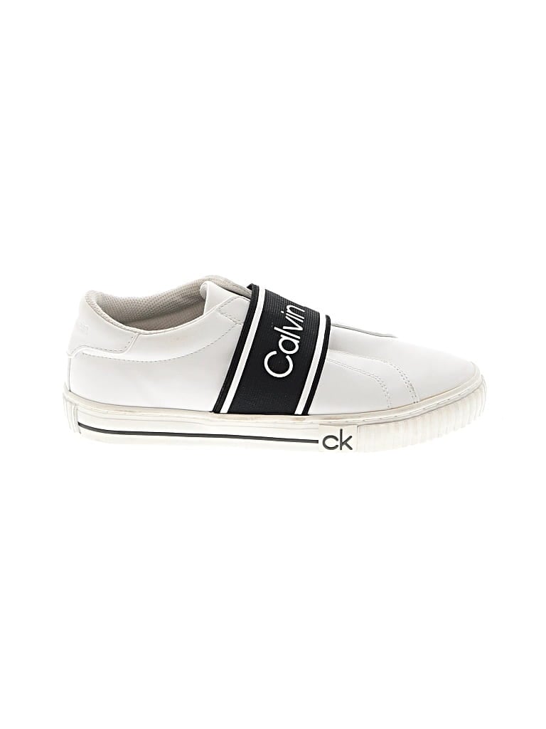 Pre-owned Calvin Klein Sneakers In White