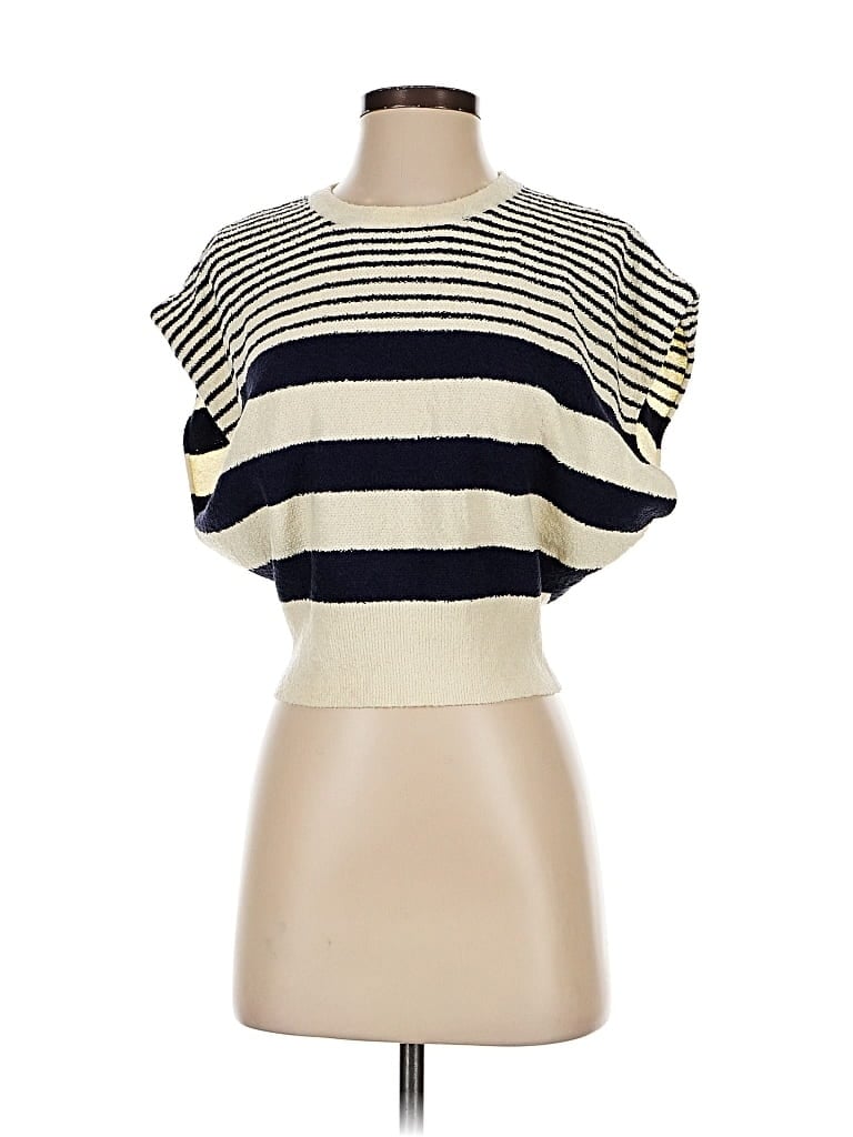 Pre-owned Vestique Sweater Vest In White