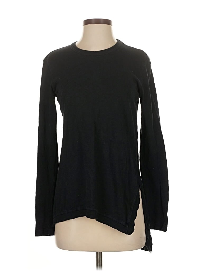 Pre-owned Wilt Long Sleeve Top Black Crew Neck Tops